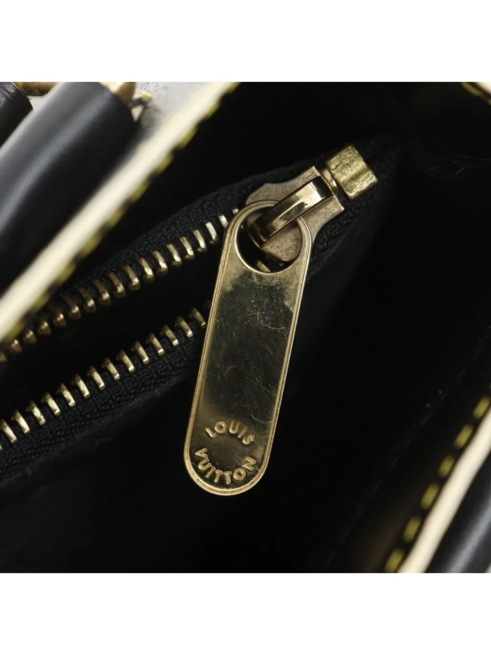 Louis Vuitton Faburo Suhali Goatskin Noir Black Tote